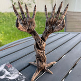 Forbidden Book Holder Tree Bookshelf Decor Hand Painted Gothic Horror 3d printed